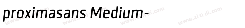 proximasans Medium字体转换